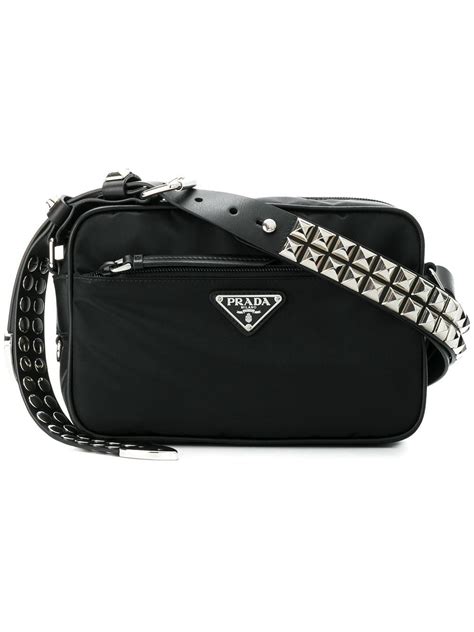 prada studded shoulder bag|prada shoulder bag.